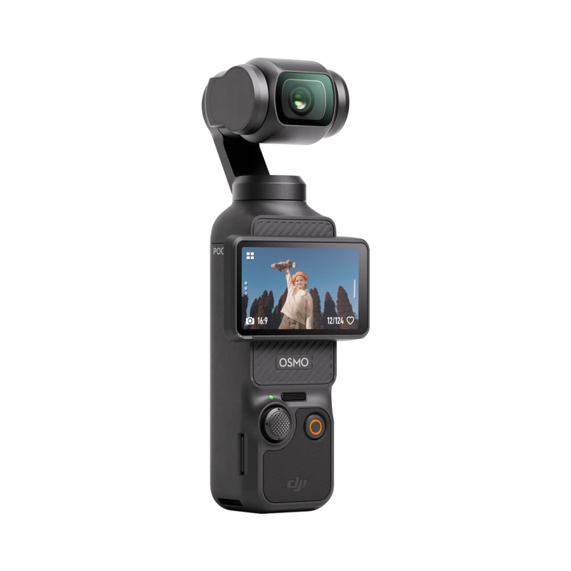 Close-up view of DJI Osmo Pocket 3 vlogging camera